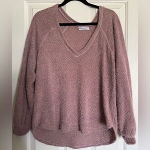 Urban outfitters Pink V-Neck Sweater
